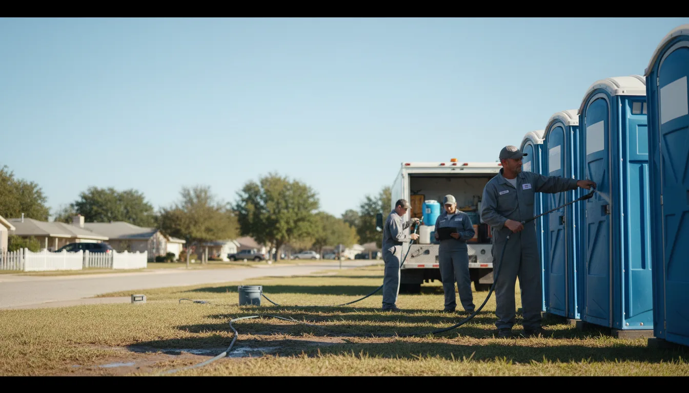 Long-Term Portable Toilet Rental in Deridder, LA near me